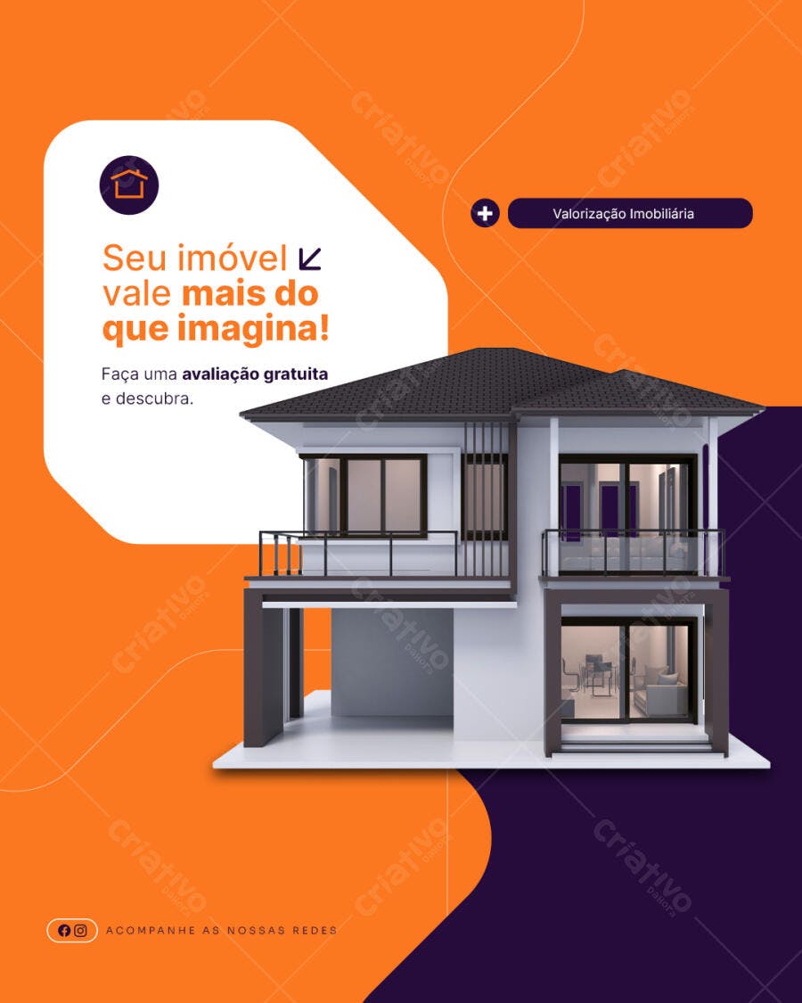Post para Imobiliária PSD Editável