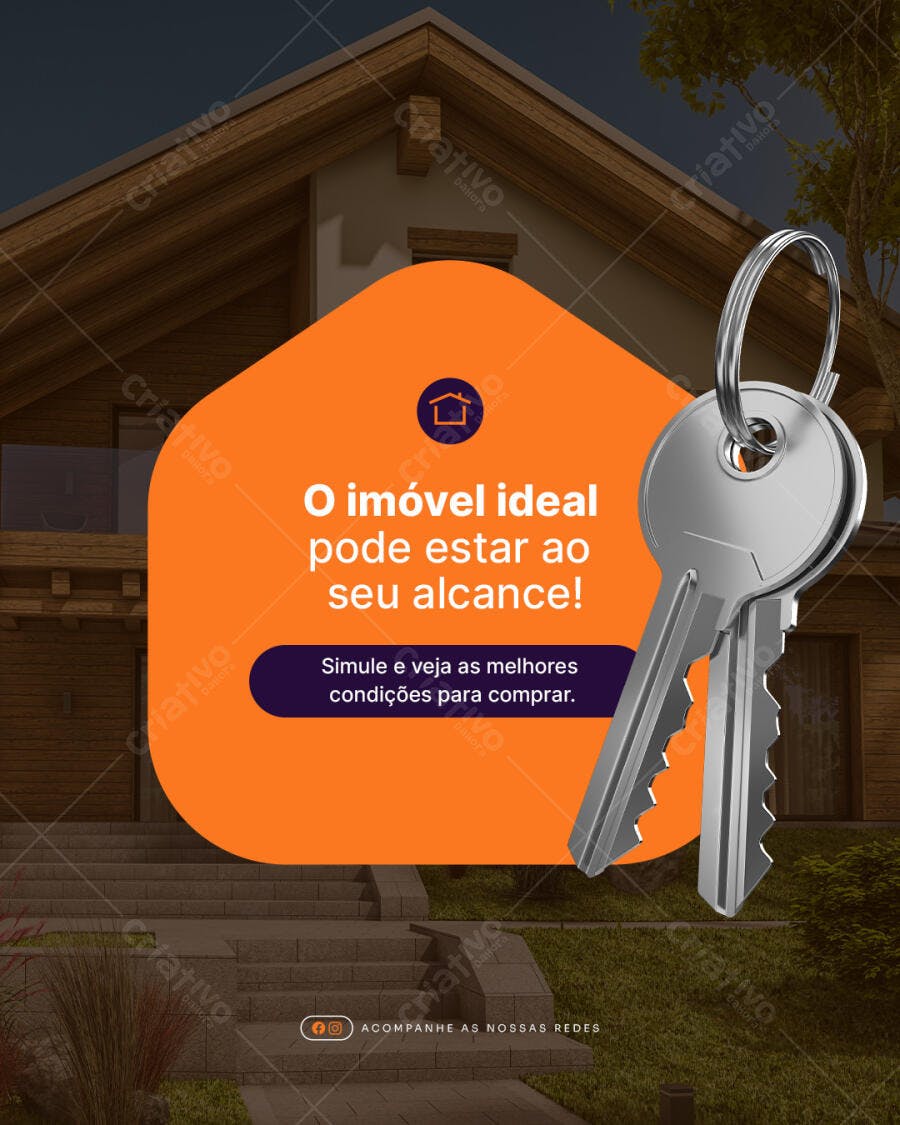 Postagem Imobiliária PSD Editável