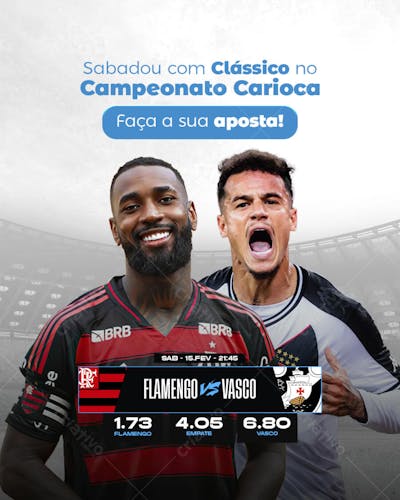 Jogo do Dia - Flamengo X Vasco