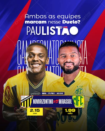 Jogo do Dia - Novorizontino X Mirassol