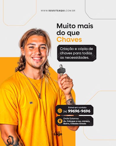 Feed Vertical Chaveiro - Social Media
