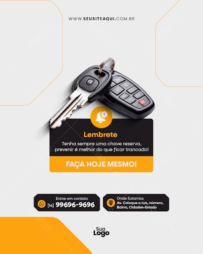 Feed Vertical Chaveiro - Social Media