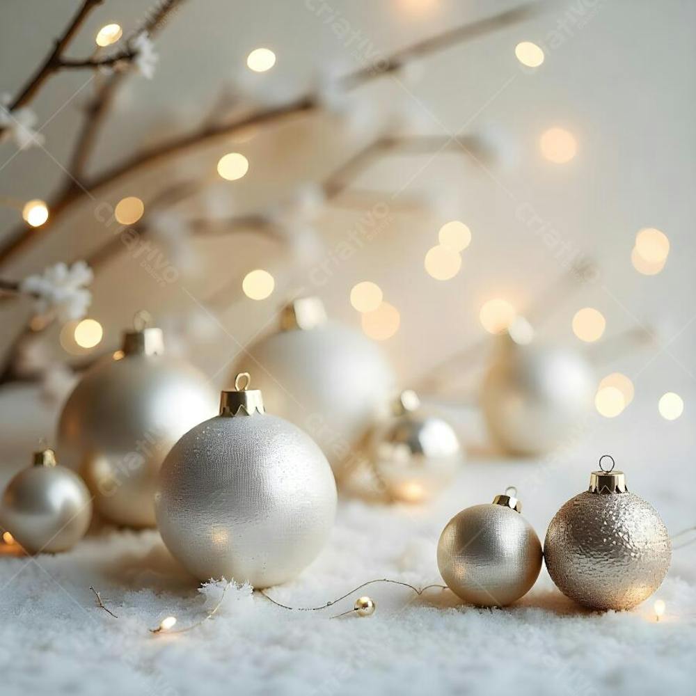 Background Fundo Branco e Dourado Natalino Boas Festas Ano Novo