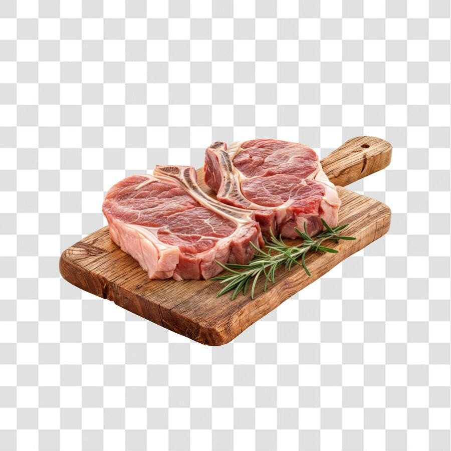 Mockup Carne PNG com fundo transparente
