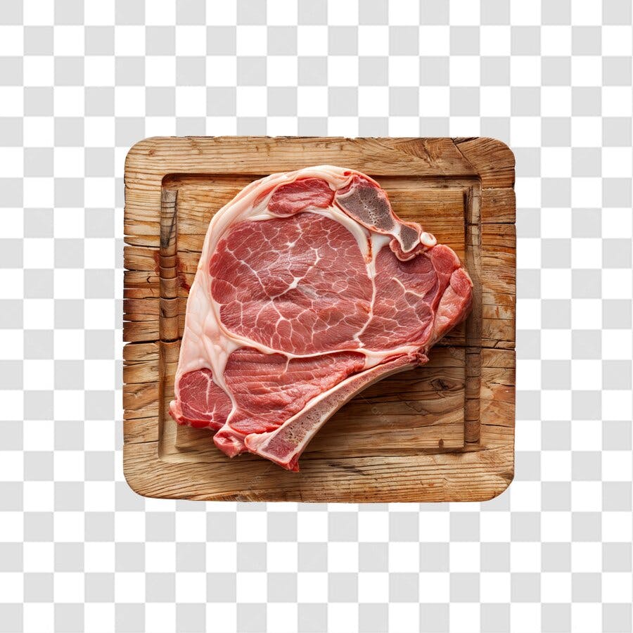 Mockup Carne Churrasco PNG com fundo transparente