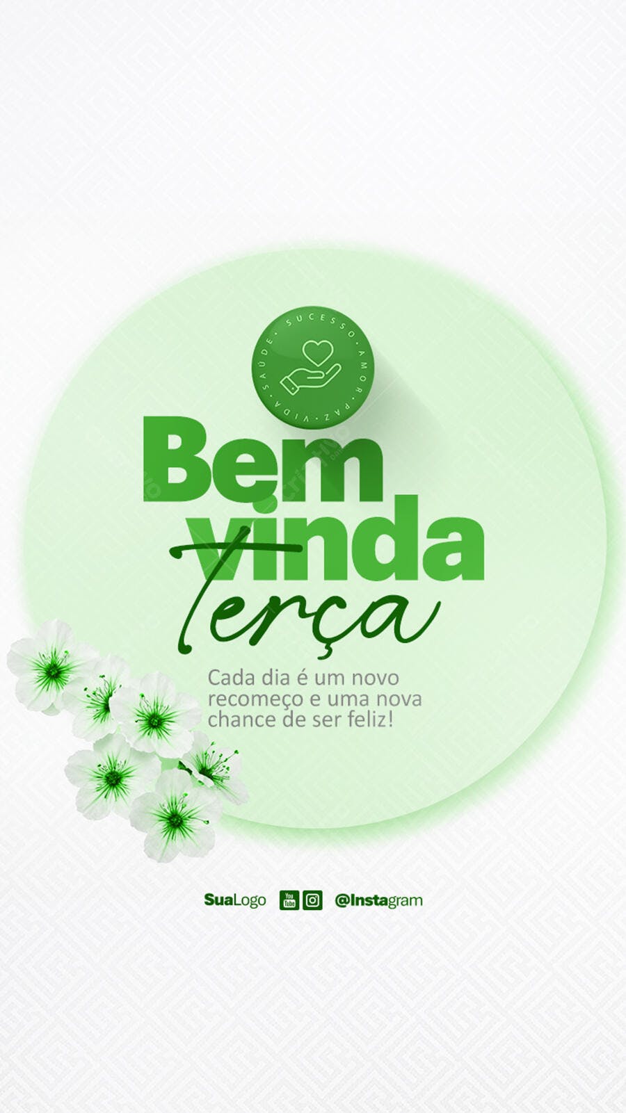 Post para Boas Vindas Terça-feira PSD Editável