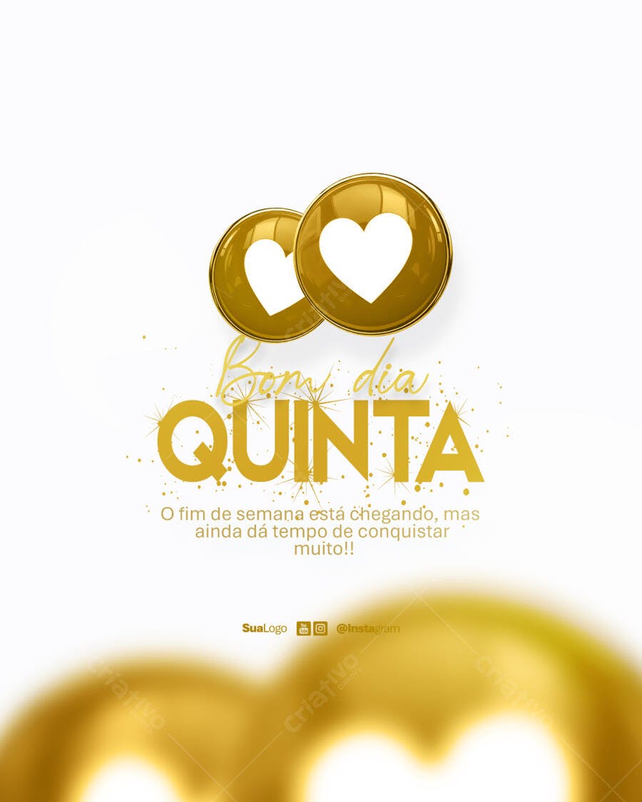 Post para Redes Sociais - Boa Quinta PSD Editável