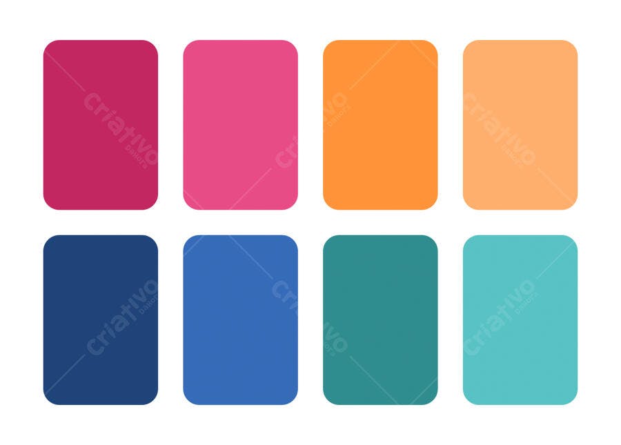 Paleta de Cores para Design PSD Editável