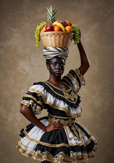 MULHER COM BALAIO MARACATU