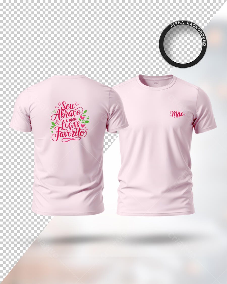 Camiseta Dia das Mães PSD Editável
