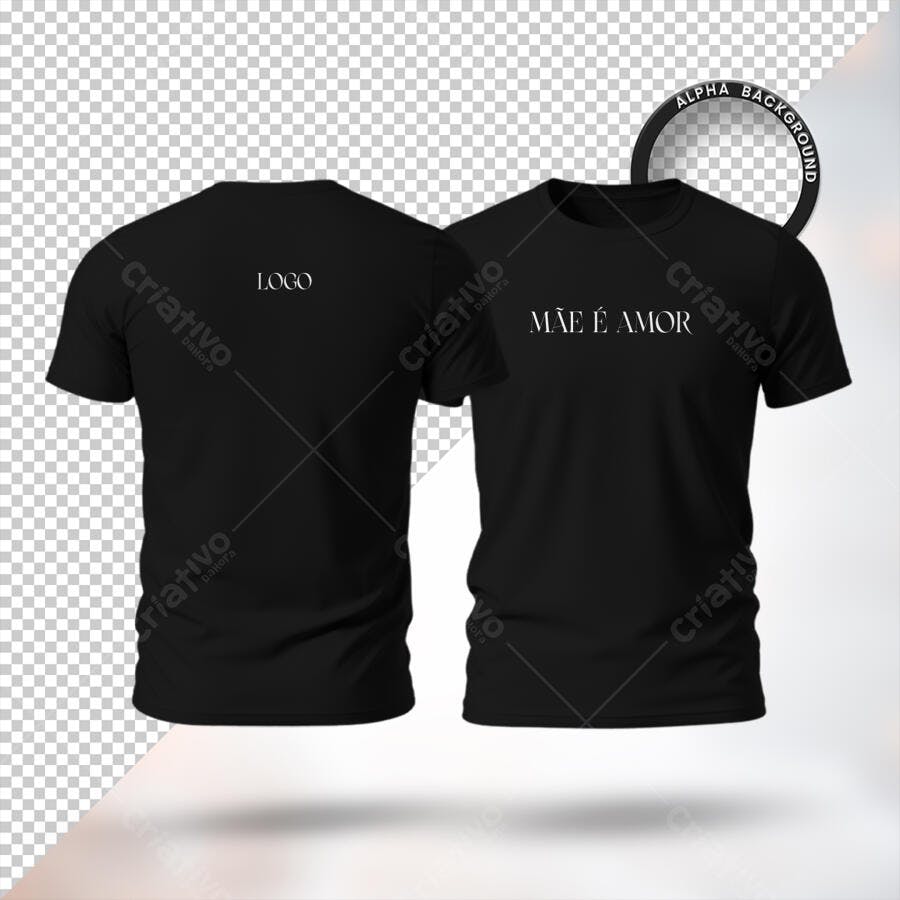Camiseta Dia das Mães PSD Editável