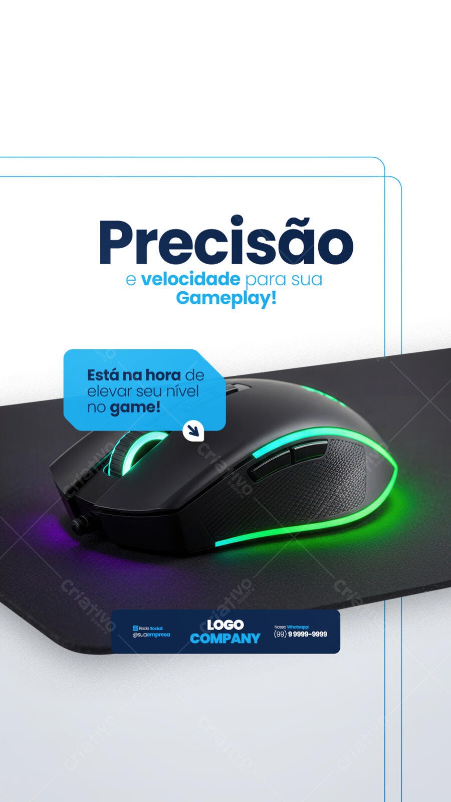 Postagem Instagram Gamer PSD Editável
