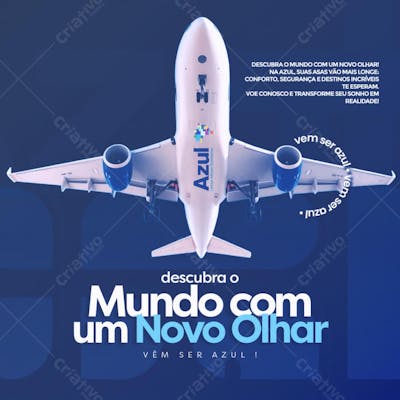 VIAGENS AÉREAS AVIÃO DESCUBRA O MUNDO COM UM NOVO OLHAR