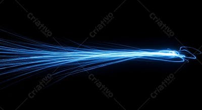 speed ligth lines in black background