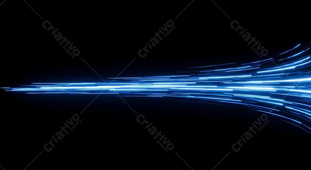 speed ligth lines in black background