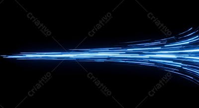speed ligth lines in black background