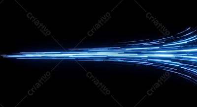 speed ligth lines in black background
