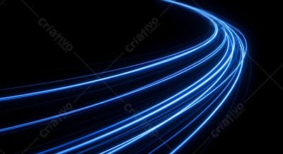 speed ligth lines in black background