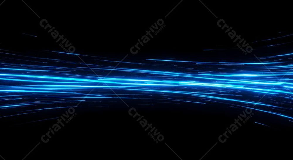 speed ligth lines in black background