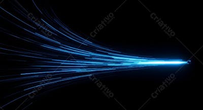 speed ligth lines in black background
