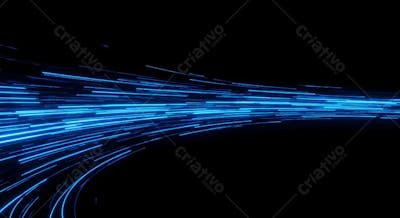 speed ligth lines in black background