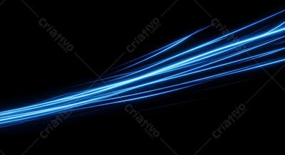 speed ligth lines in black background