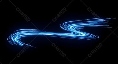 speed ligth lines in black background