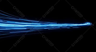 speed ligth lines in black background