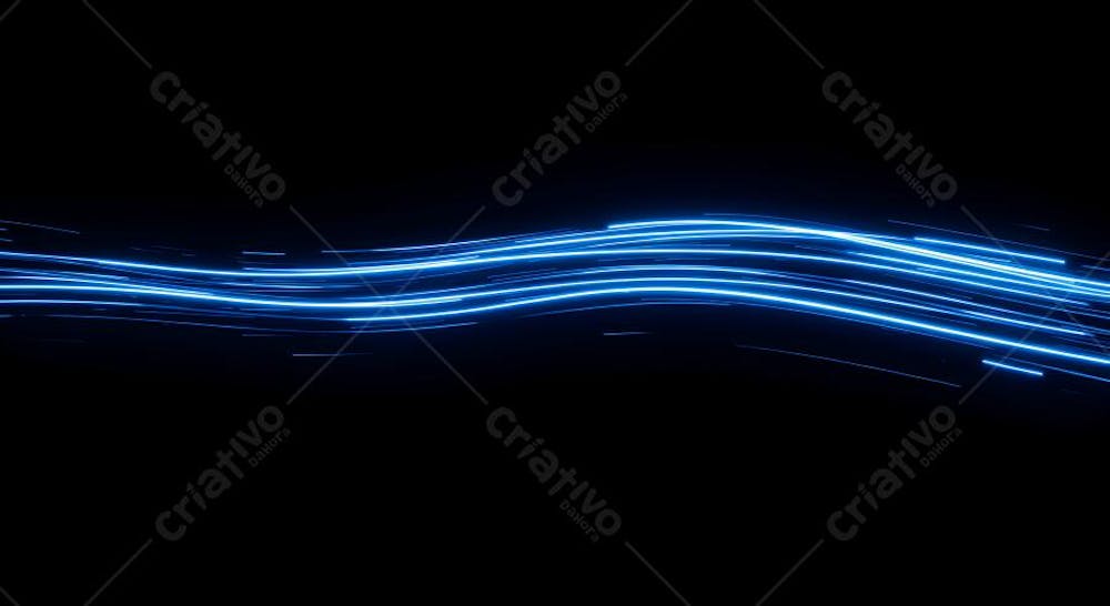 speed ligth lines in black background