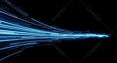 speed ligth lines in black background
