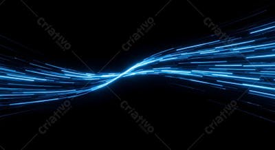 speed ligth lines in black background