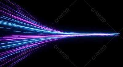 speed ligth lines in black background