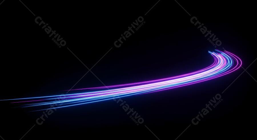 Trilhas de Luz Neon Rosa e Azul