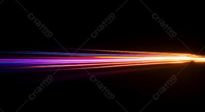 speed ligth lines in black background