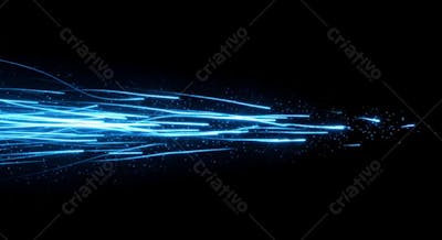 speed ligth lines in black background
