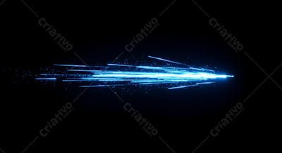 speed ligth lines in black background