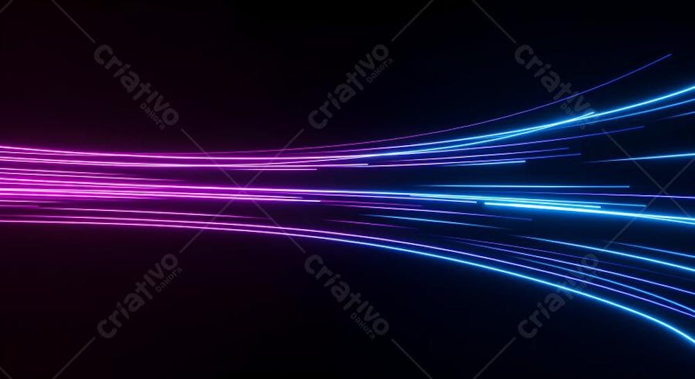 speed ligth lines in black background