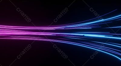 speed ligth lines in black background
