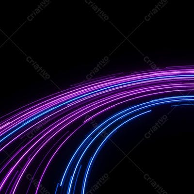 speed ligth lines in black background