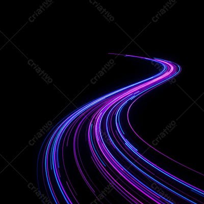 speed ligth lines in black background