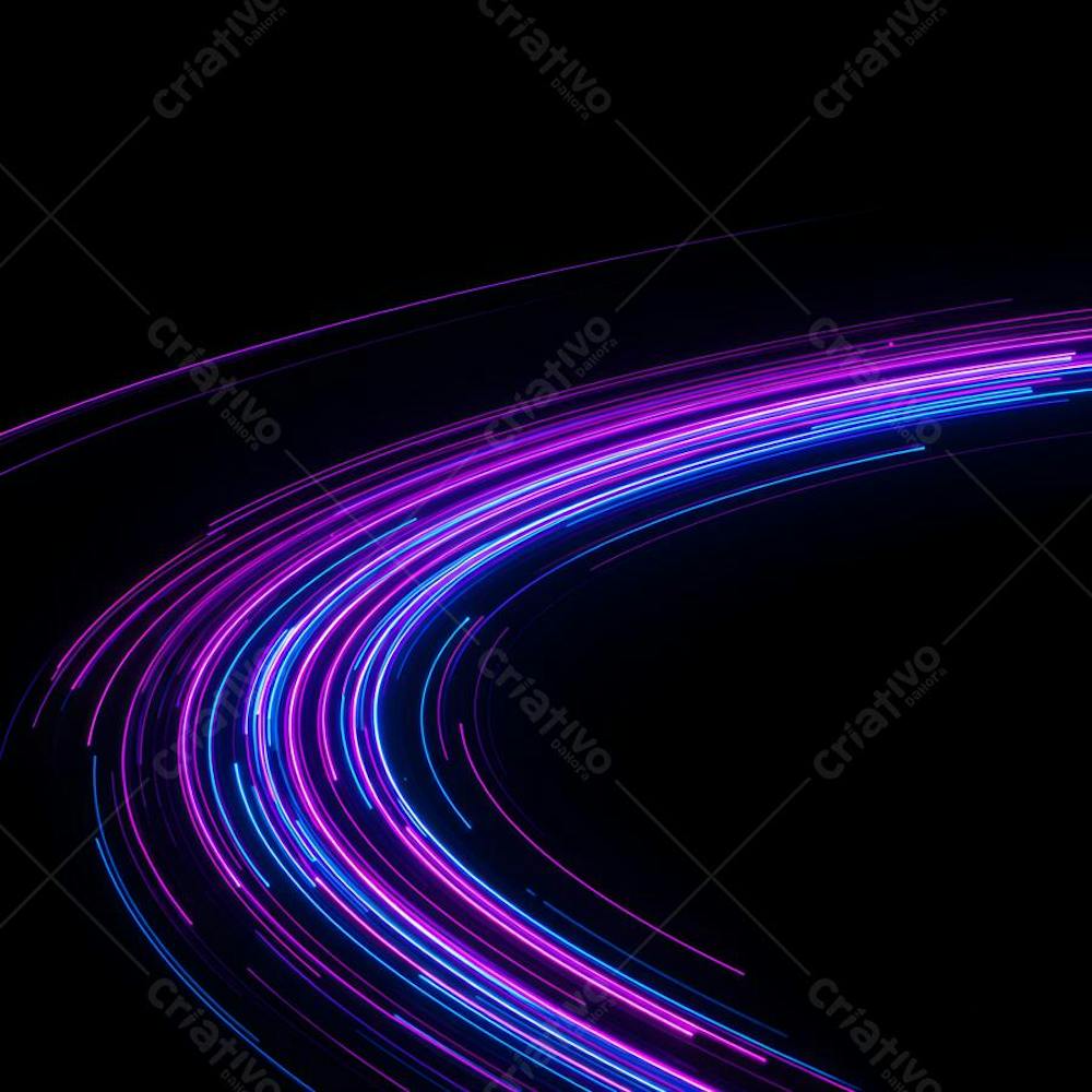 speed ligth lines in black background