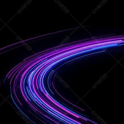 speed ligth lines in black background