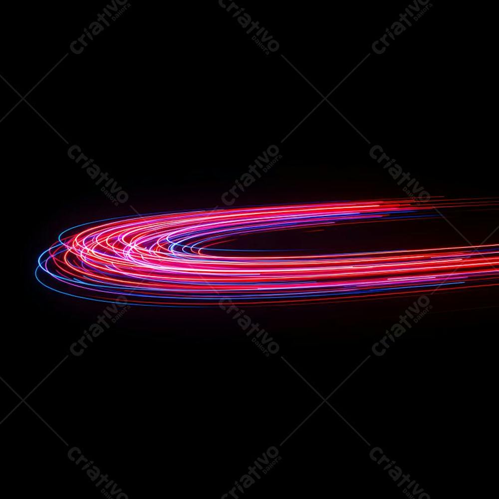 speed ligth lines in black background