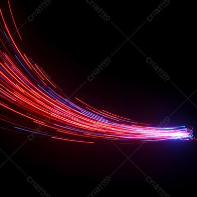 speed ligth lines in black background