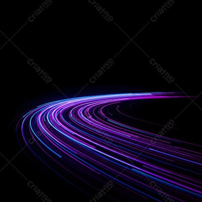 speed ligth lines in black background