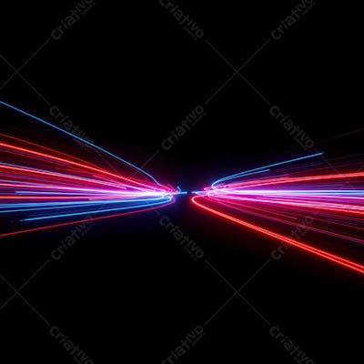 speed ligth lines in black background