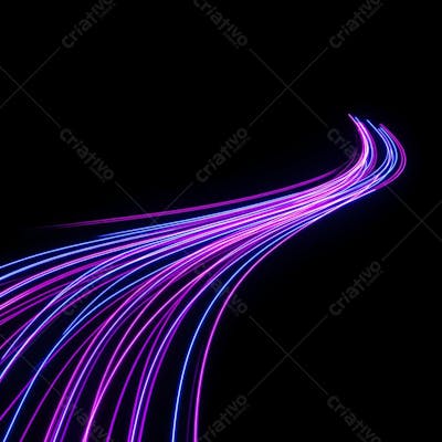 speed ligth lines in black background