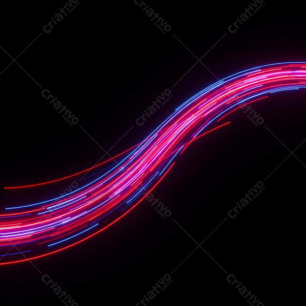 speed ligth lines in black background
