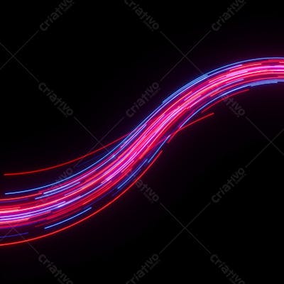 speed ligth lines in black background