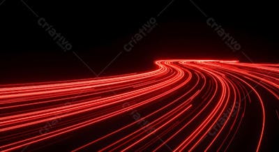 speed ligth lines in black background